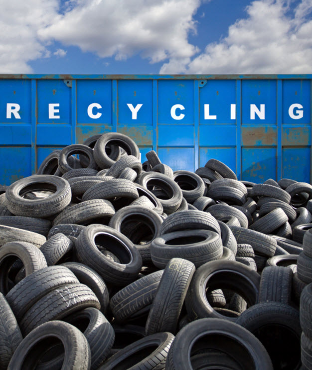 no to tyre illegal dumping - contact adelaide waste and recycling